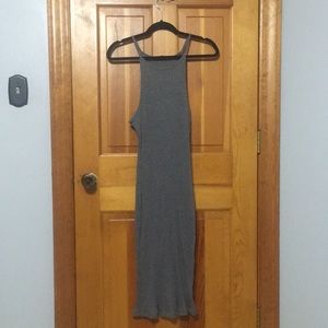 NSR grey body con dress